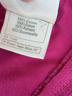 Vintage 1980s Laura Ashley Bright Fuchsia Prairie Bridesmaid Dress