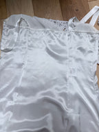 Vintage Satin Negligee & Bell Sleeve Gown Set