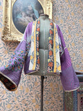 Vintage Cotton Bell Sleeve Kantha Jacket | Woodstock #1