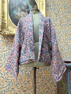 Vintage Cotton Bell Sleeve Kantha Jacket | Woodstock #3
