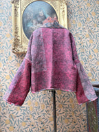 Vintage Cotton Bell Sleeve Kantha Jacket | Woodstock #4