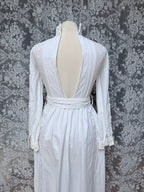1970s Laura Ashley Edwardian Prairie Wedding Dress