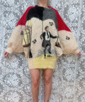 Vintage 1990s Hand-Knitted Mohair Singing in the Rain Jumper | Selina Knitwear