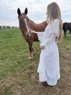 Very Rare 1970s Laura Ashley Boho Prairie Wedding Dress