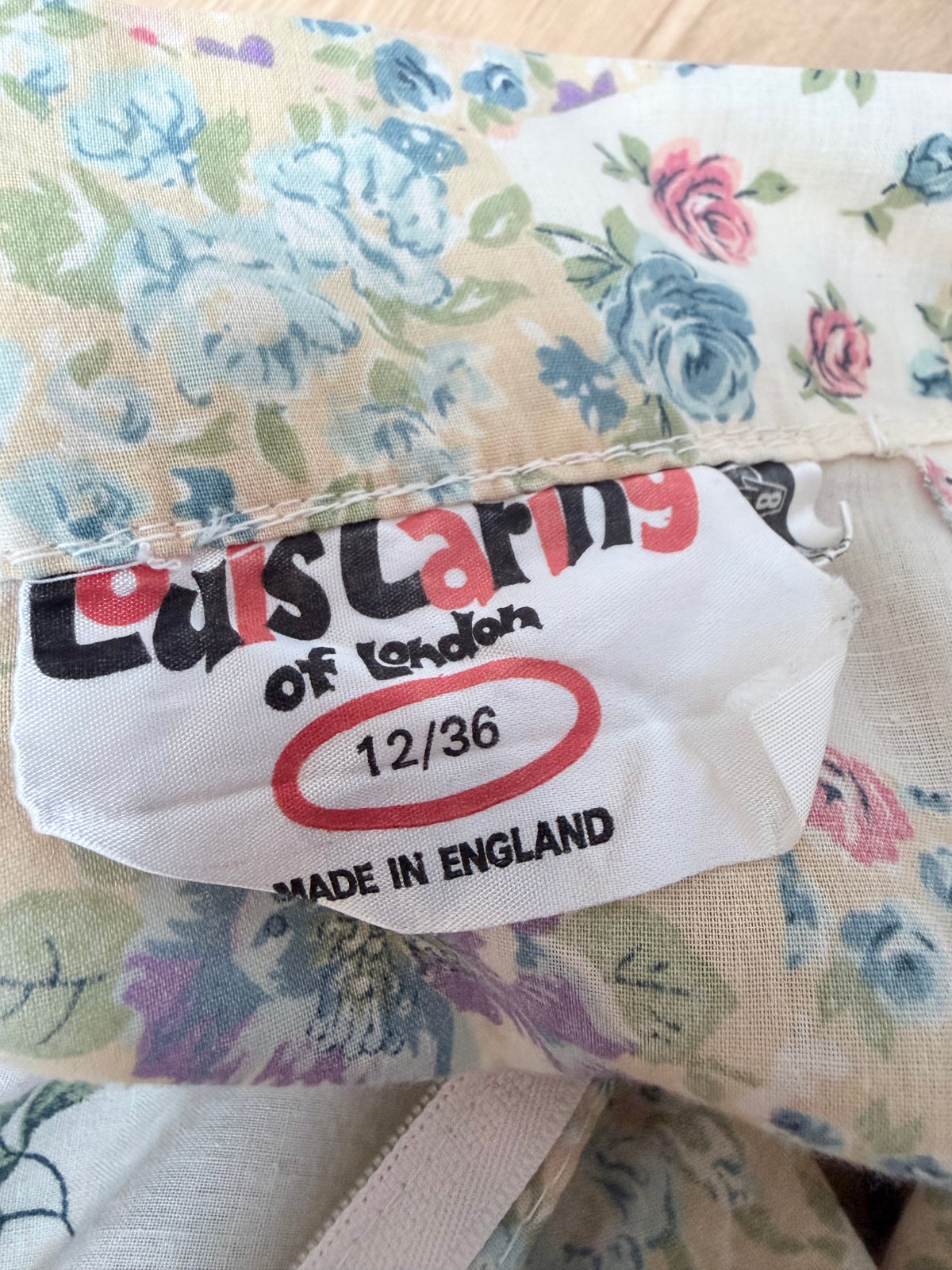 Prairie Girl: Vintage Louis Caring Floral Maxi Skirt