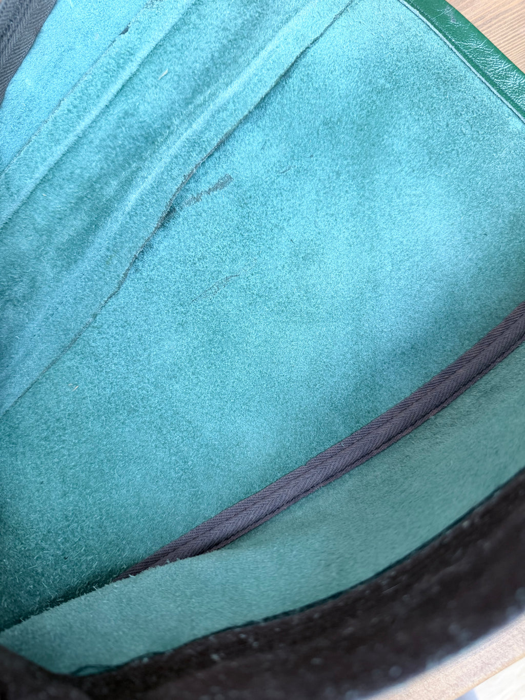 1960s/1970s Vintage Green Leather Gogo Boots