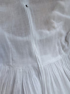 Vintage Rare 1970s BIBA White Cotton Dress